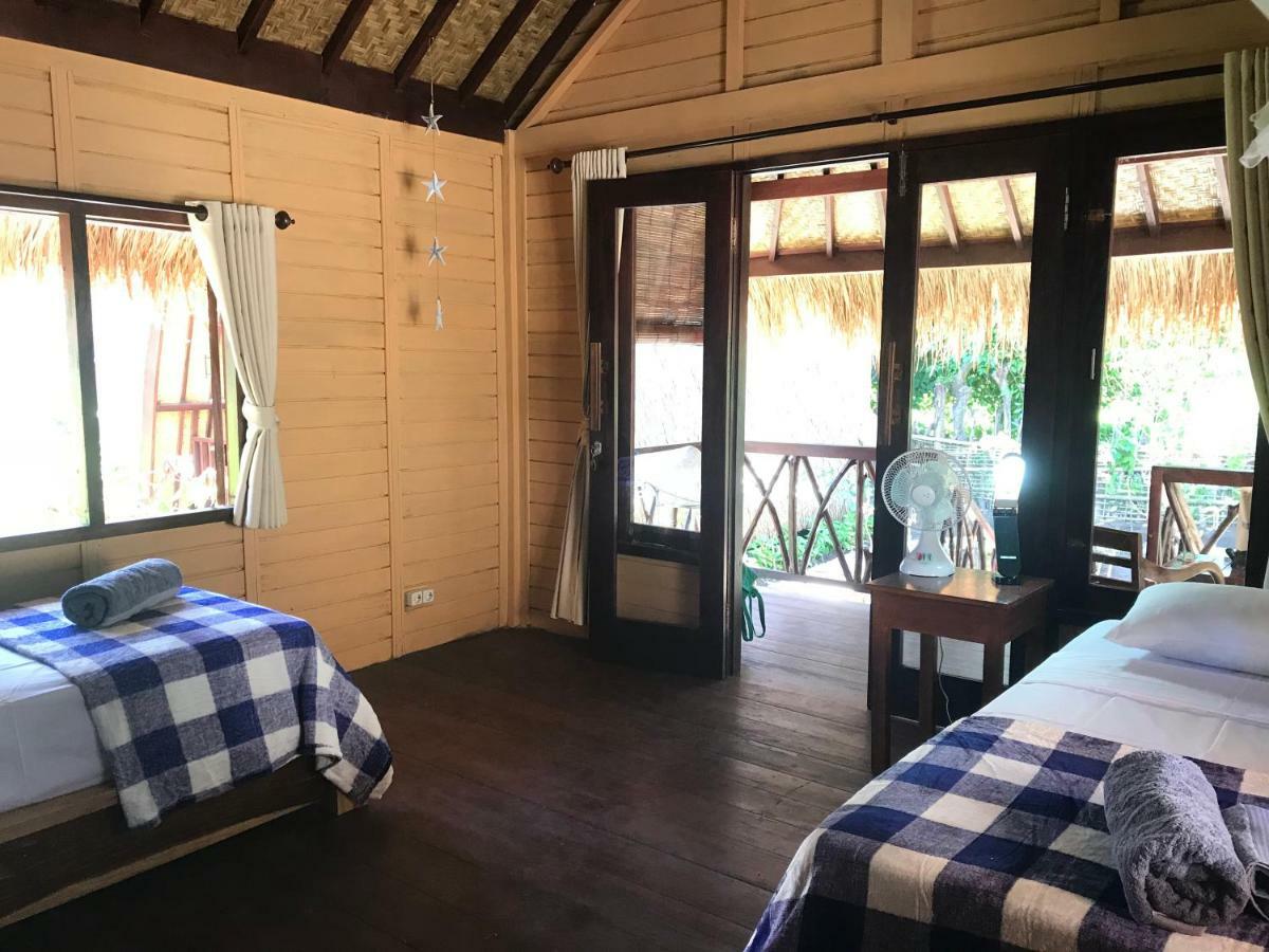 Meno Madia Bungalows Ilhas Gili Exterior foto